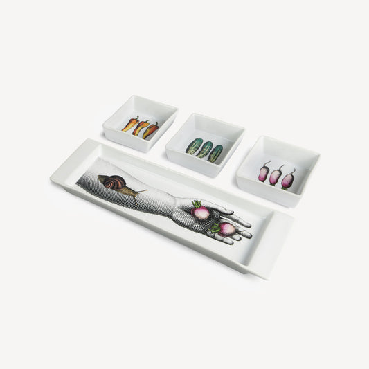 Fornasetti Pesci appetizer set