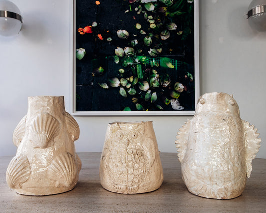 Owl Ceramic Vase