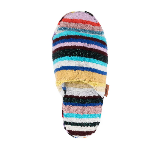 missoni striped slippers