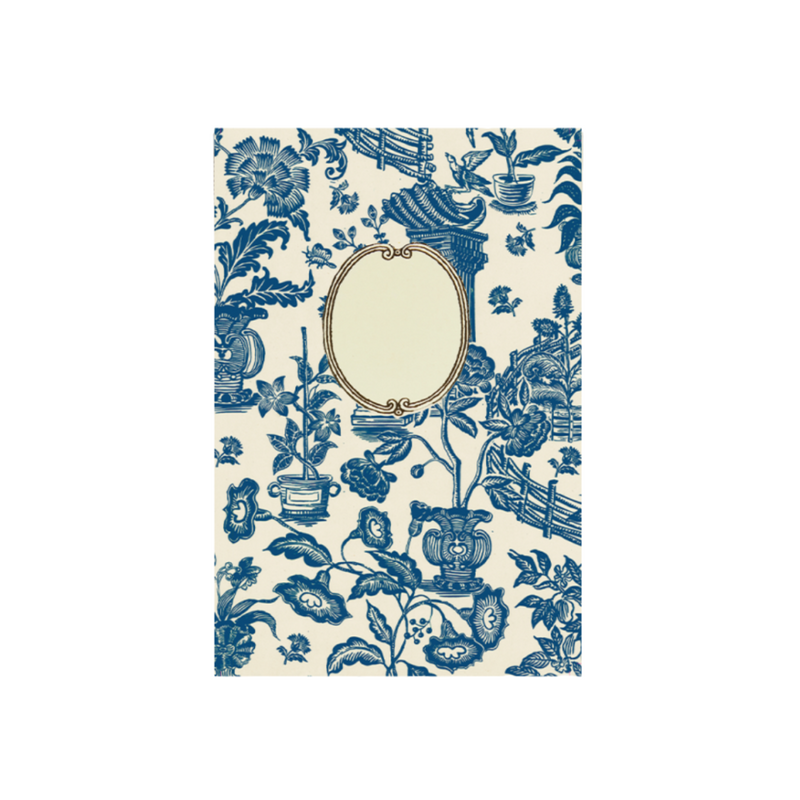 Caderno Antoinette Poisson Jardin indigo 39 C