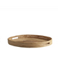 Oval rattan tray