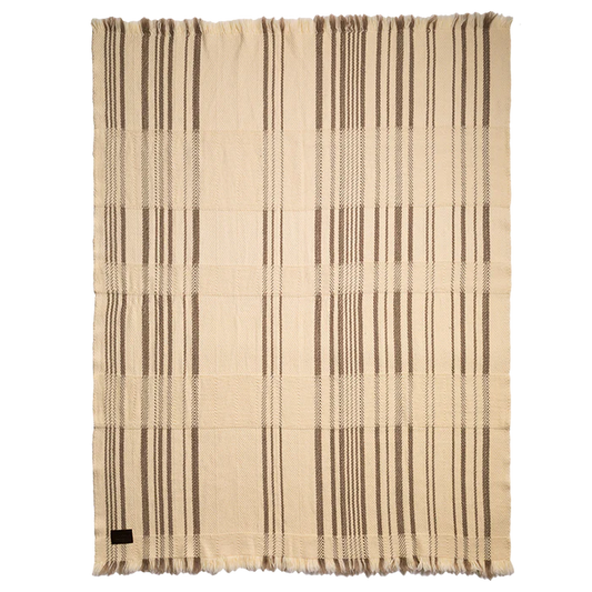 Manta de lã Herder - Creme