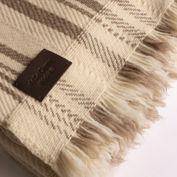 Manta de lã Herder - Creme