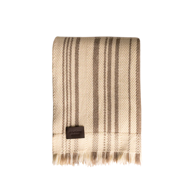 Manta de lã Herder - Creme