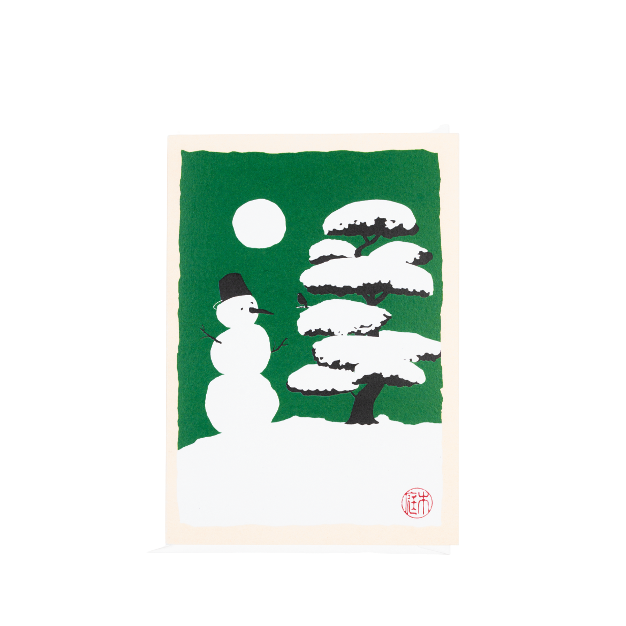 Cartão de Natal Boneco de Neve - Niwaki