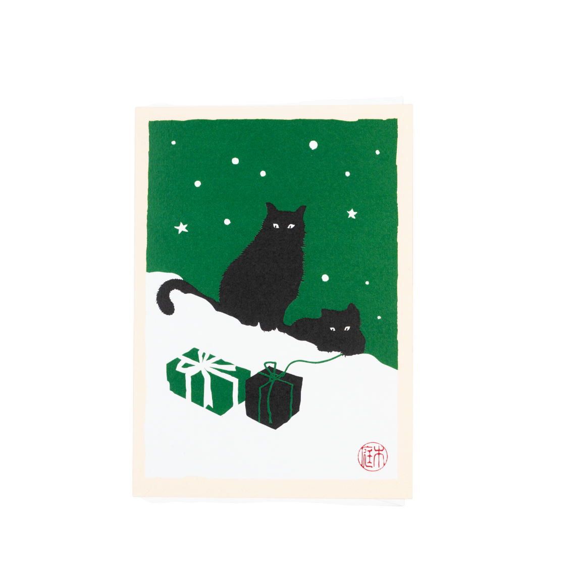 Cartão de Natal Gatos - Niwaki