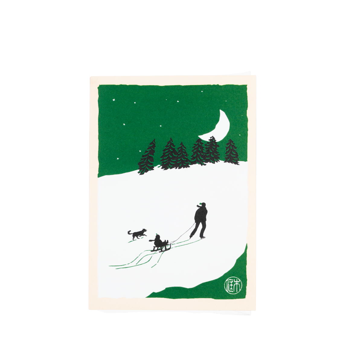 Cartão de Natal Ski - Niwaki