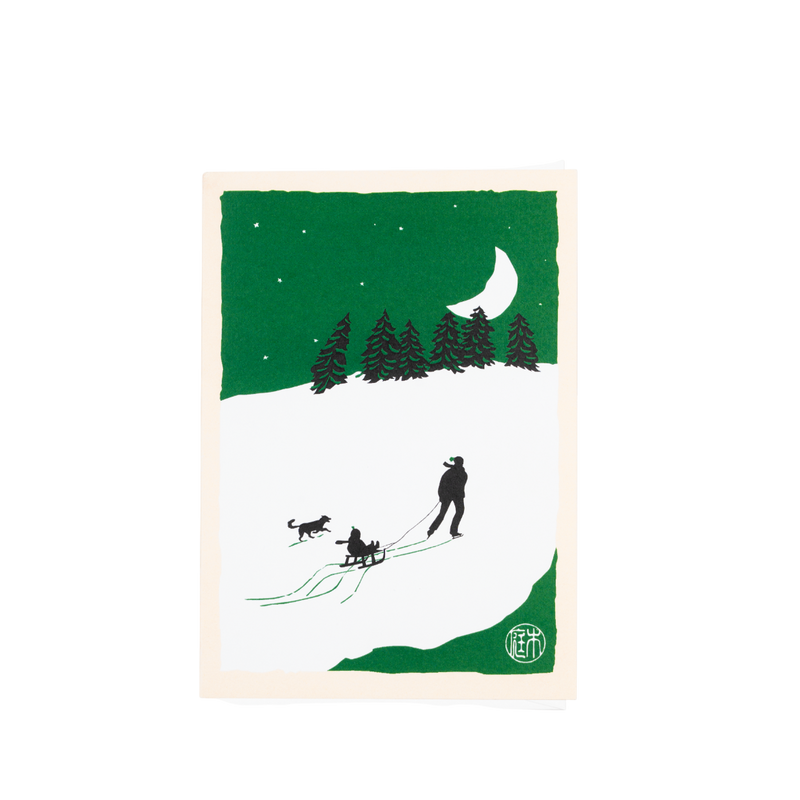 Cartão de Natal Ski - Niwaki