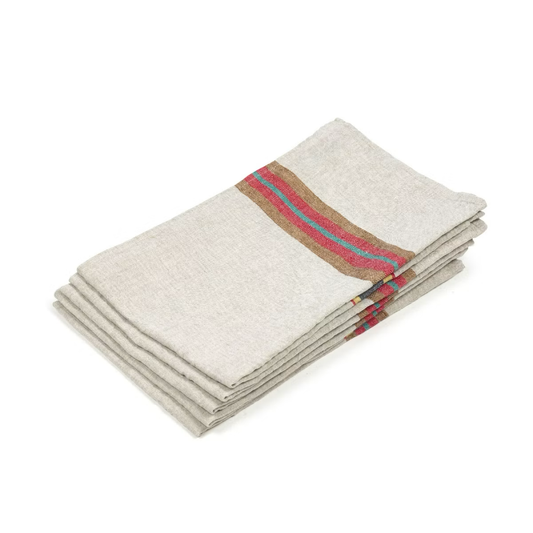 Dock Tea-towel Multi stripe