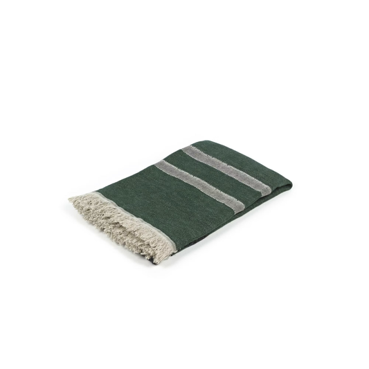 The Belgian Towel Fouta Racing green