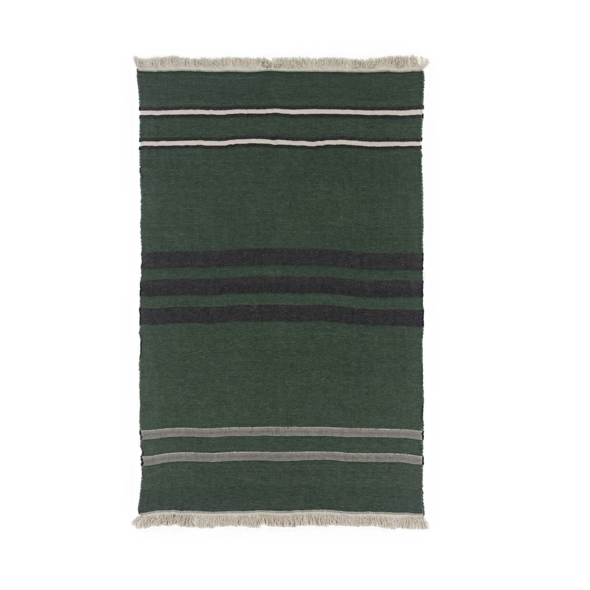 The Belgian Towel Fouta Racing green