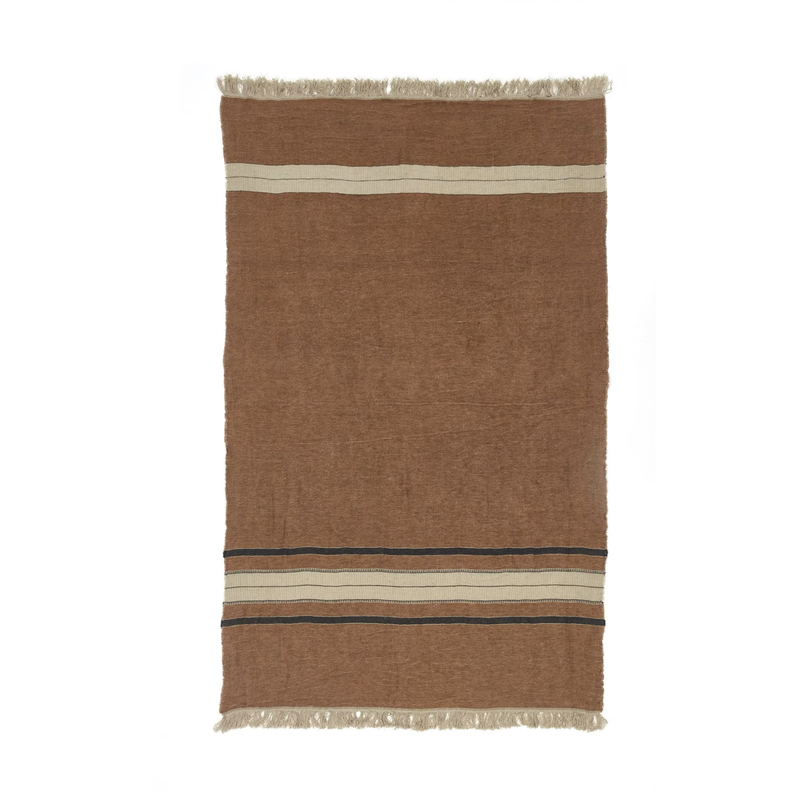 The Belgian Towel Fouta Bruges stripe