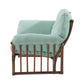 Green Bamboo Armchair