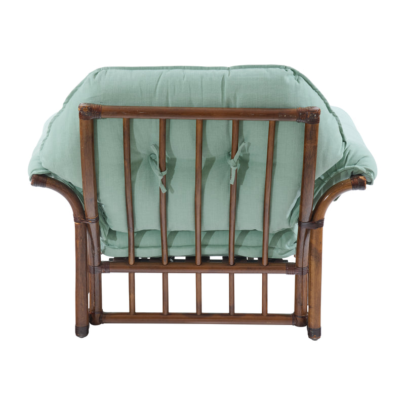 Poltrona Vintage Verde Bamboo