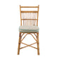 Vintage Bamboo Chair and Cushion