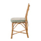 Vintage Bamboo Chair and Cushion