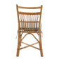 Vintage Bamboo Chair and Cushion