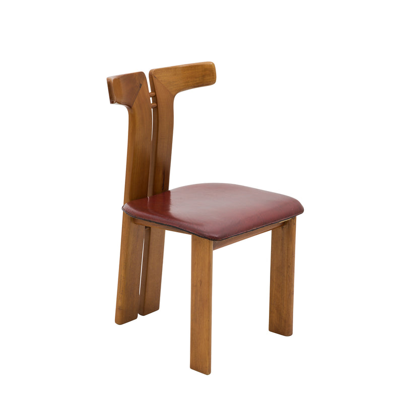 Pierre Cardin Walnut Chair, 1980 vintage