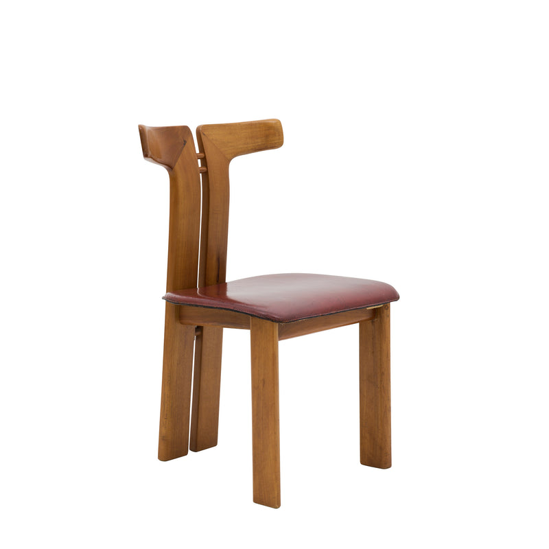 Pierre Cardin Walnut Chair, 1980 vintage