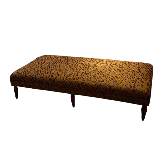 Poeira Banqueta com Pés Torneados