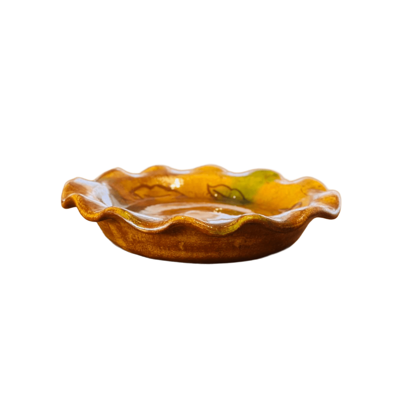 Pratinho cerâmico amarelo Poeira Design