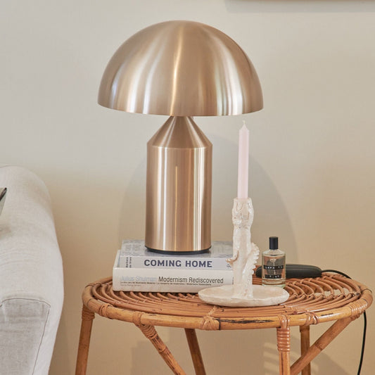 Oluce Atollo Gold Table Lamp – Poeira Design - Main Image