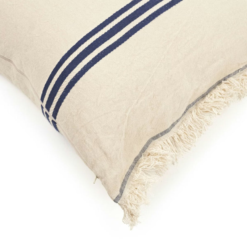 Almofada com riscas Indigo
