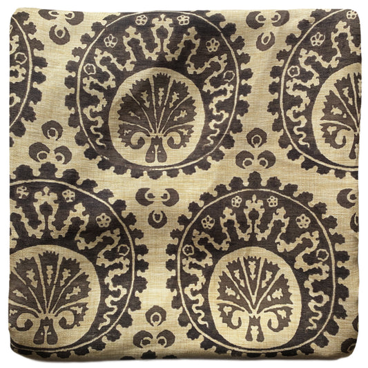 Tecido Arjumand Venice Ottoman Black Trama